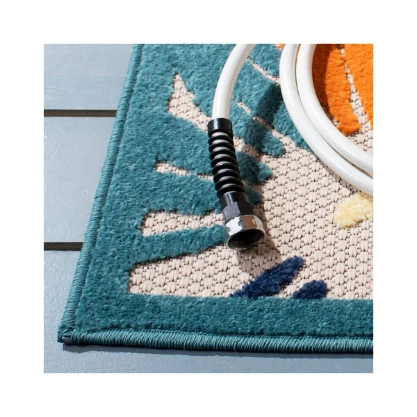 Safavieh Cabana CBN356A Rug 6&7x22 Round Rug