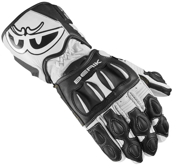 Berik Thunar Evo Motorcycle Gloves - black-white, Size 2XL