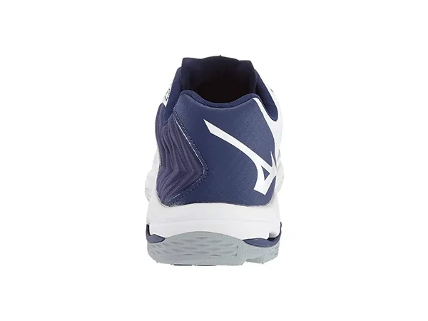 Mizuno - Wave Lightning Z5 Women's Volleyball Shoe - White-Navy, Size 7