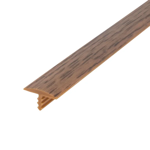 Outwater Plastic 0.5x22 Thick x 0.5x22 Wide x 30000x22 Length T-Molding Color: Teak/Hickory 3P1.27.00554