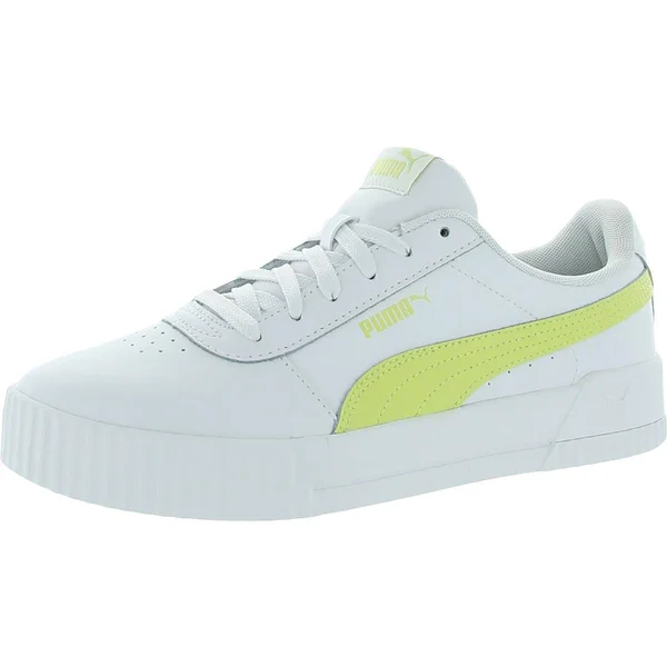 Puma Carina Sneaker - Women's - White/Yellow - Size 9