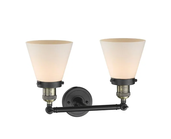 Innovations Lighting 208-BAB-G62 Small Cone - 16 inch 2 Light Bath