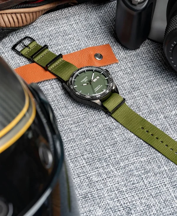 Men's PRS516 Powermatic Textile Strap Watch, 42mm
