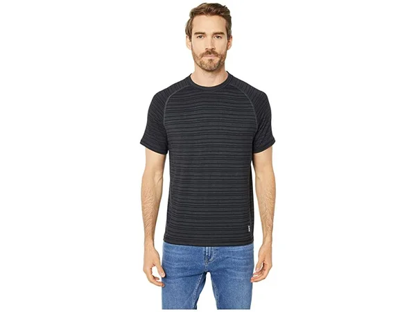 Tasc Performance Dynamic Tech T-Shirt for Men in Black Tech Dot.Size S