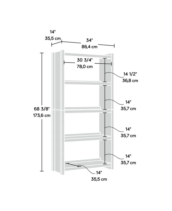 Sauder HomePlus Bookcase