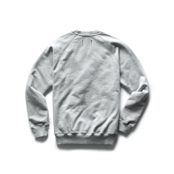 Reigning Champ Midweight Terry Relaxed Crewneck - Men's Heather Grey - S