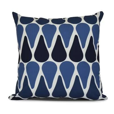 Outdoor Square Pillow Cover & Insert Beachcrest Home Size: 20x22 H x 20x22 W x 3x22 D - Color: Navy Blue
