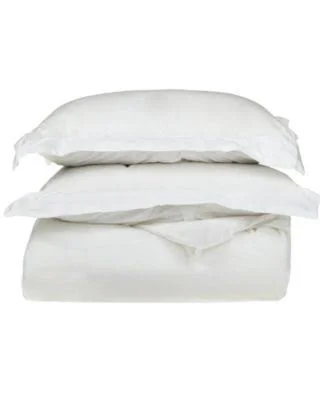Superior Exclusive 300 Thread Count Cotton Duvet Cover Set Lilac Full/Queen