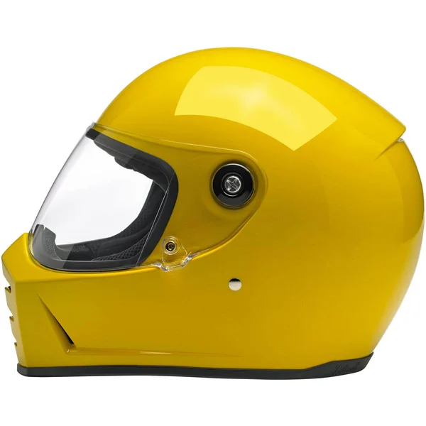 Biltwell Lane Splitter Safe-T Yellow Helmet