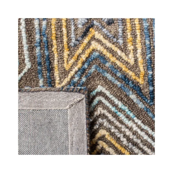 Safavieh Trace Rug Collection TRC518F - Grey - Beige - 4& x 6&