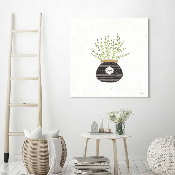 Picture Perfect International Janelle Penner Fine Herbs VI Giclee Stretched Canvas Wall Art - Size: 18x22 x 18x22