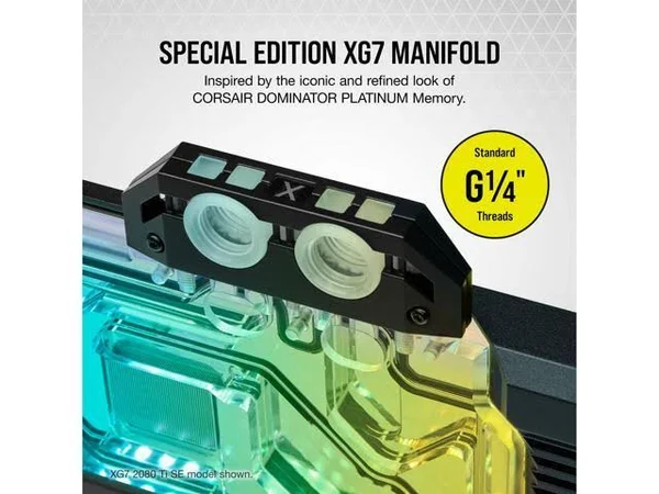 Corsair Hydro x Series XG7 RGB 30-Series Strix GPU Water Block (3090, 3080 Ti, 3080, 3070 Ti, 3070)