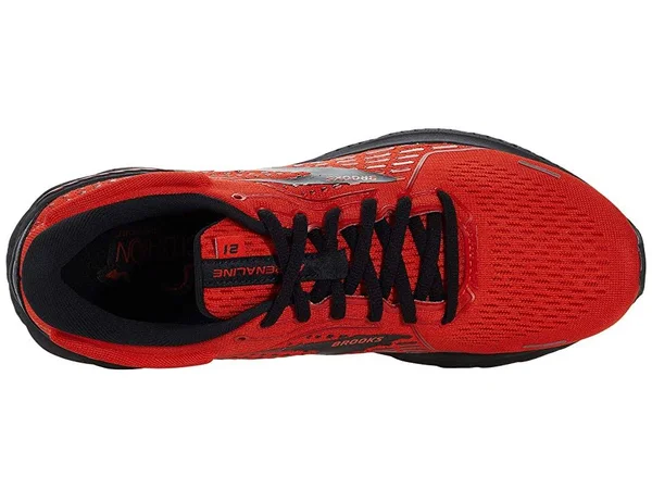Brooks Men's Adrenaline GTS 21 Samba/Cherry/Black - 11.5, D