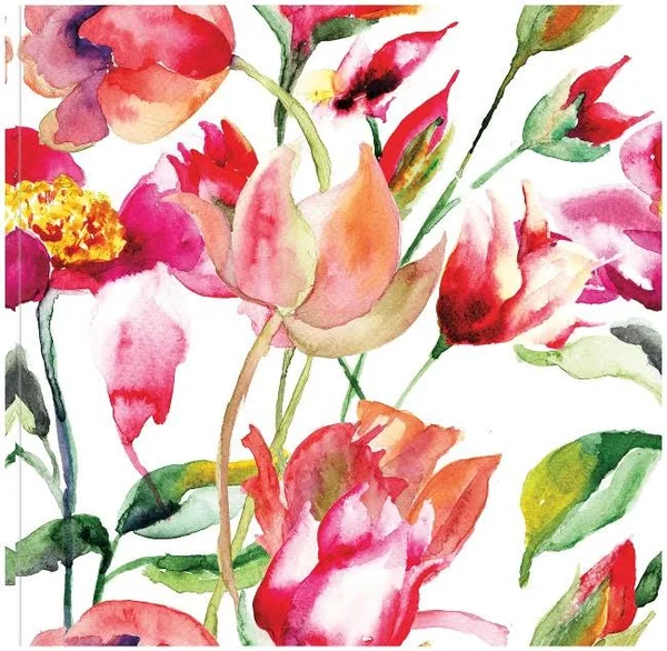 Tumble of Tulips Canvas Art by DP Gallery 22X22 Fineartcanvas