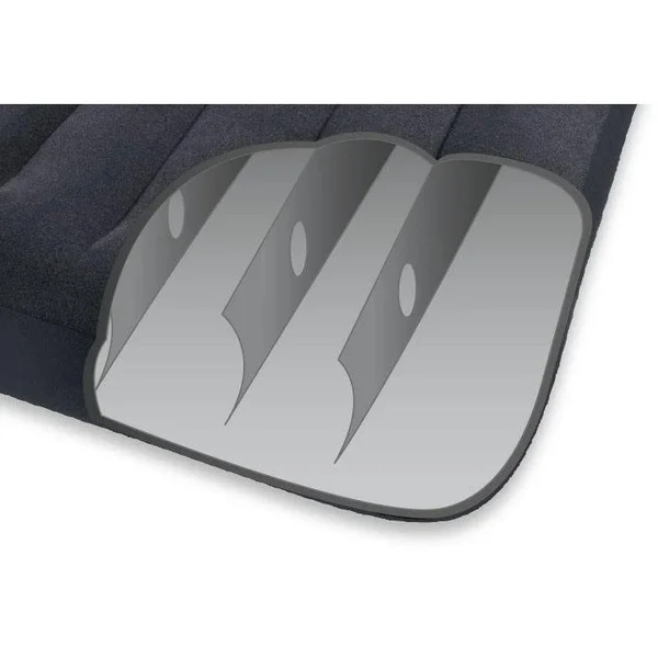 Intex Twin Classic Pillow Rest Air Mattress Bed with Built in Pump (6 Pack)