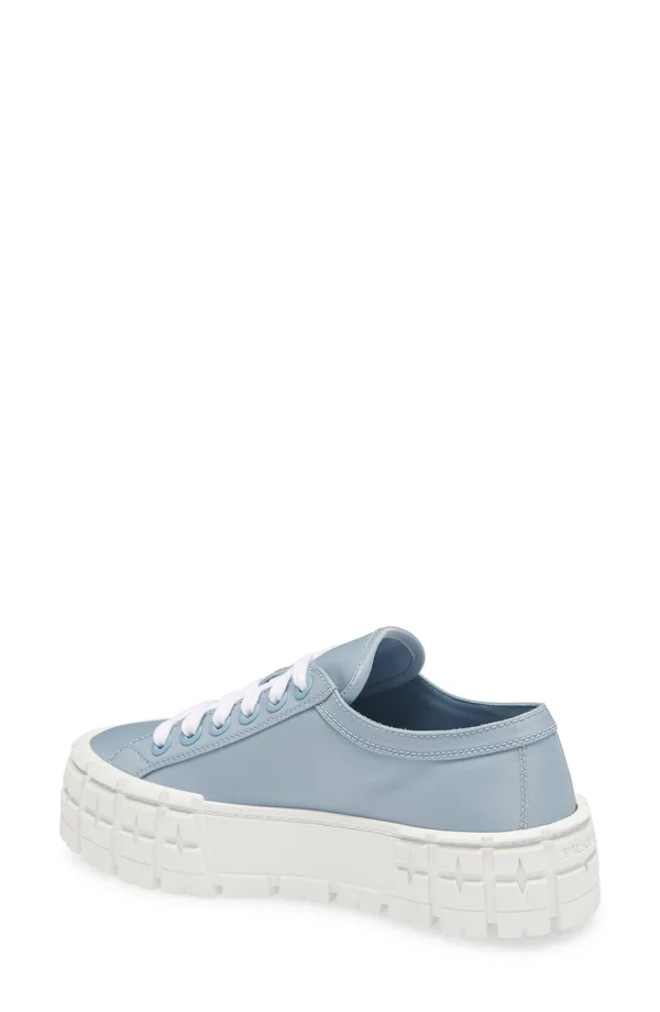 Women's Prada Logo Lug Platform Sneaker - Size 11US - Blue