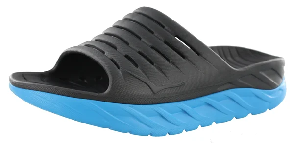 Hoka One One Ora Recovery Slide Women's - Ebony/Dresden Blue - 11