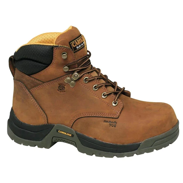 Carolina Shoe 6 in Work Boot, 11, D, Men's, Brown, Composite Toe Type, 1 PR CA5520