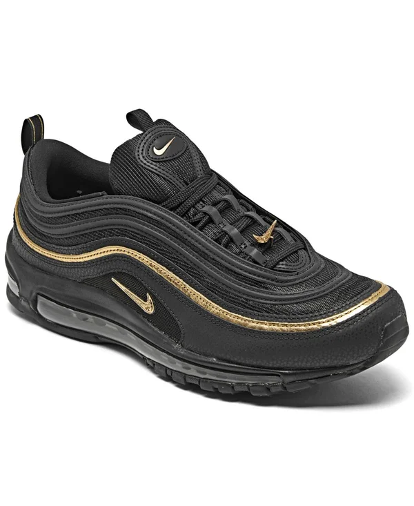Nike Men's Air Max 97 Casual Shoes DC2190 - 14.0, Black