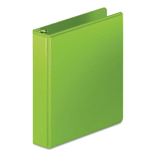 Acco W385-49-376PP 3 in. Heavy Duty D-Ring View Binder with Extra Durable Hinge - Chartreuse - Pack of 8