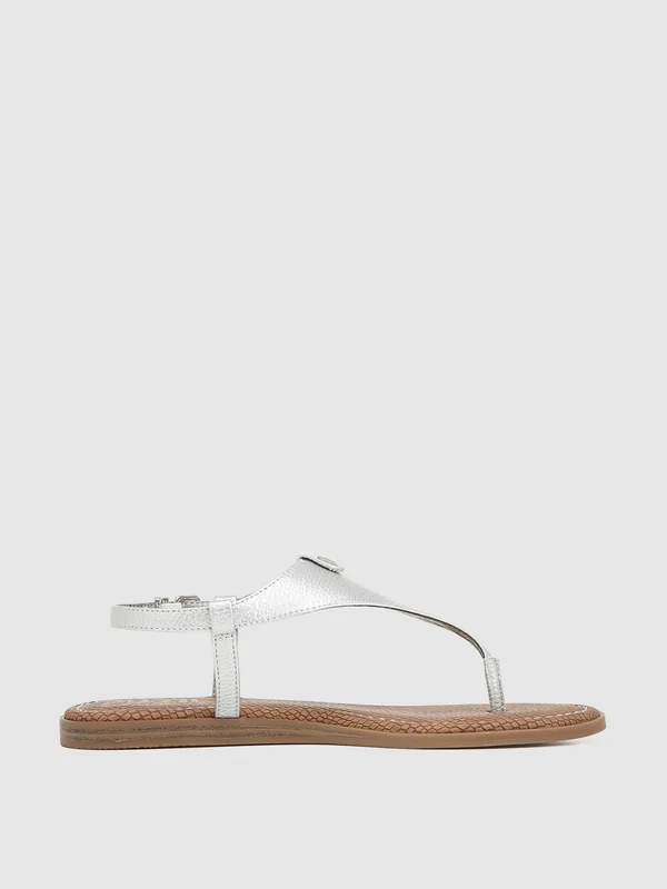 Circus by Sam Edelman Women's Carolina Thong Sandals - Soft Silver