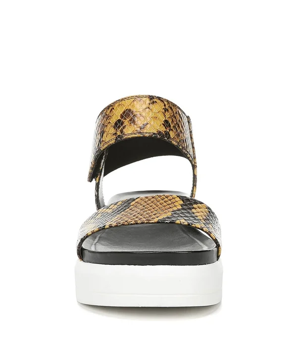 Franco Sarto Women's Kana Platform Sandal - Yellow Leather
