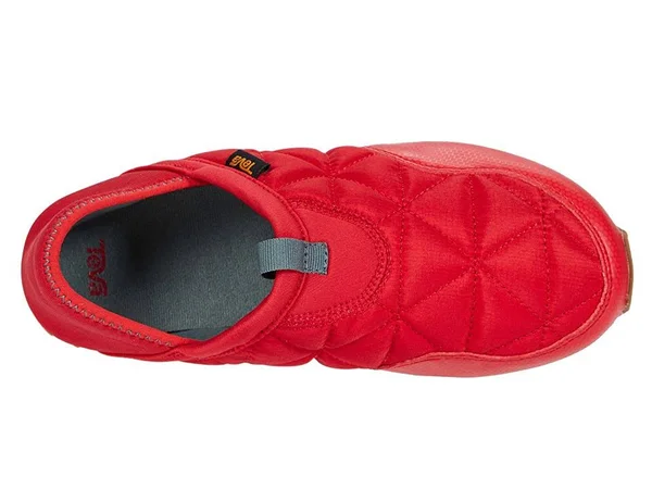 Teva Ember Moc Comfortable Sneaker in True Red - Size 7