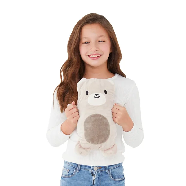 Kids& Cubcoats Bori The Bear Zip-Up Hoodie, Boy's, Size: 4-5, LT Beige