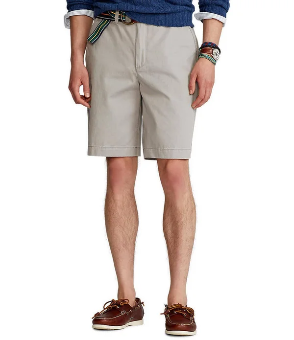 Polo Ralph Lauren Men's 10 inch Relaxed Fit Chino Shorts - Grey - 30