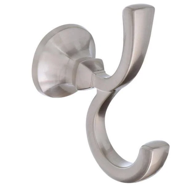 Delta Mandara 4-pc. Bath Hardware Set in SpotShield Brushed Nickel with Towel Ring, Toilet Paper Holder, 24x22 Towel Bar & H