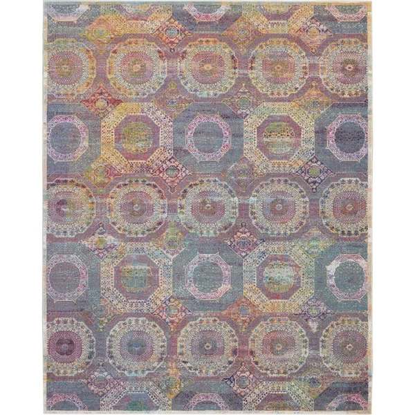 Nourison Global Vintage GLB05 Multicolor Area Rug, 7&10x22 x 9&10x22
