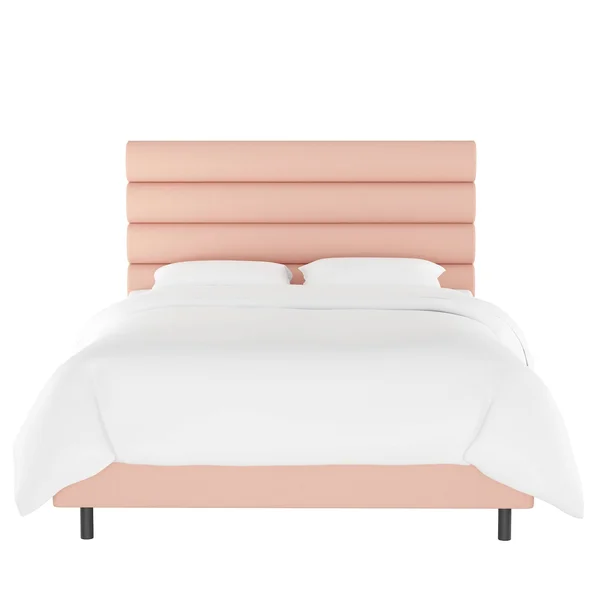 Channel Bed Full Velvet Blush - Opalhouse