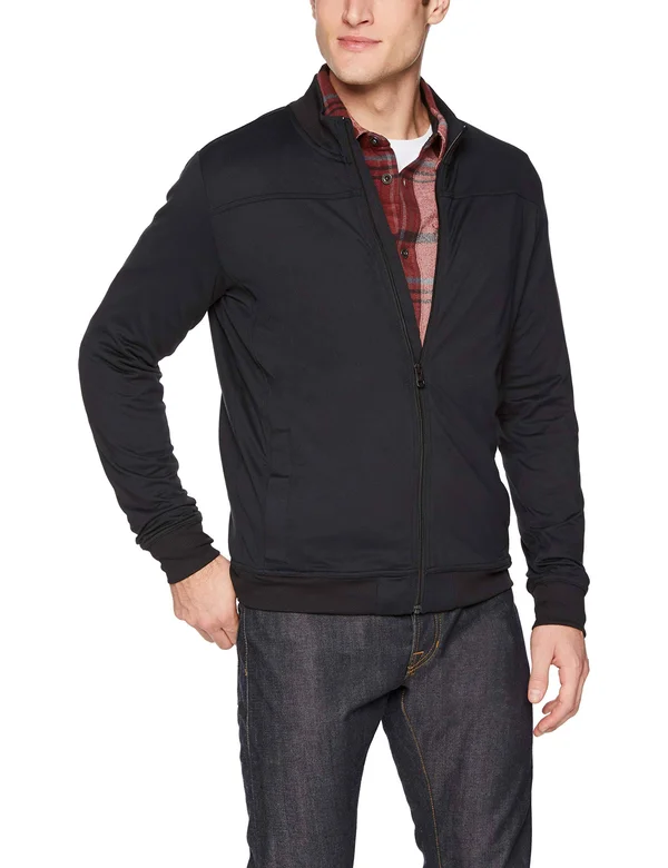 Prana Men's Gravity Track Jacket - Small - Black