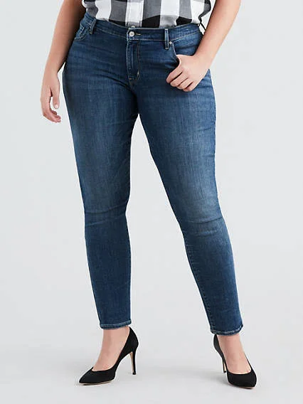 Levi&s Plus 711 Skinny (Astro Indigo) Women's Jeans