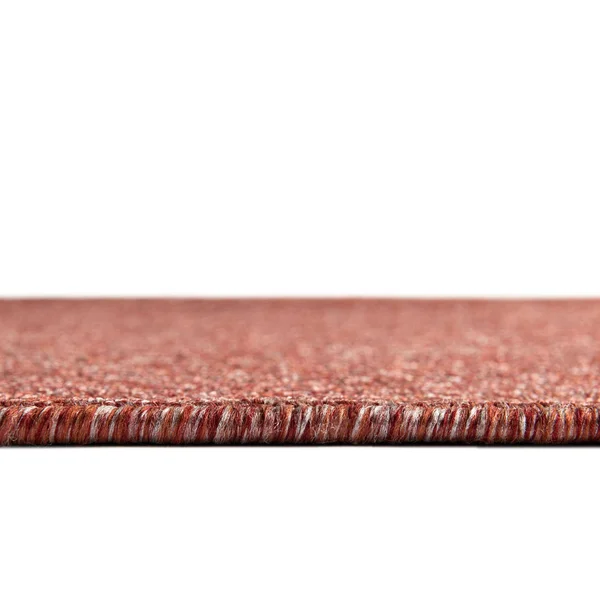 Unique Loom Everyday Shag Plush Area Rug 2' 6 x 10' Runner in Rust Red