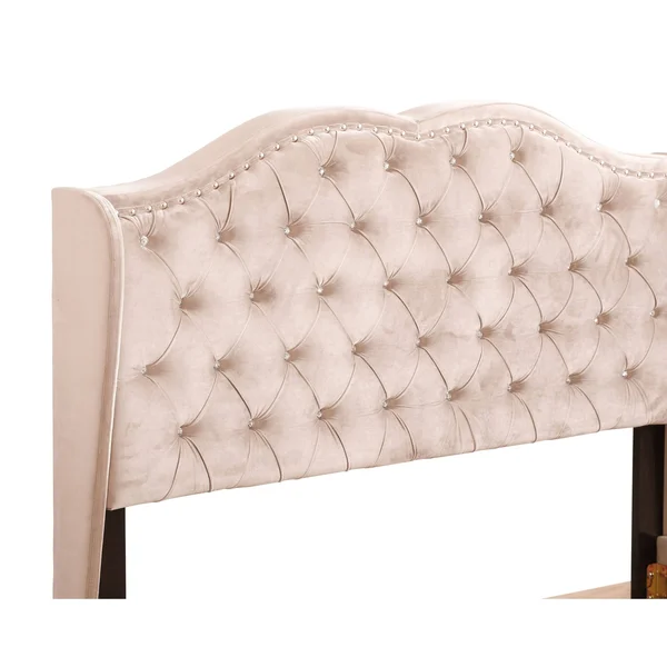 Glory Furniture Joy G1932-fb-up Full Upholstered Bed - Cherry