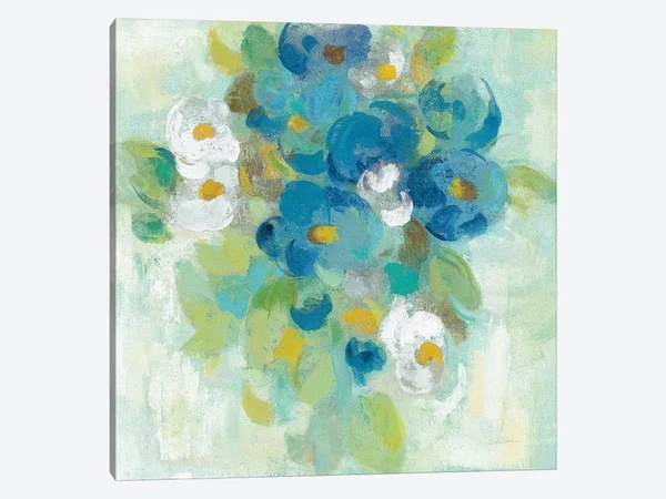 Silvia Vassileva Canvas Wall Decor Art Prints - Spring Aroma II - Yellow ( Floral & Botanical > Flowers art)
