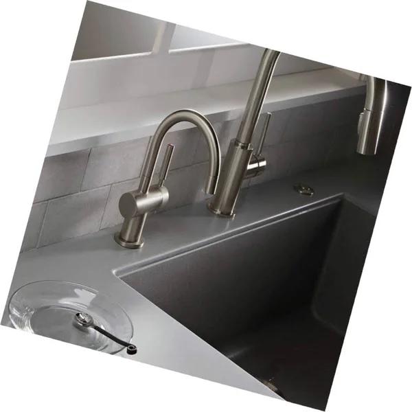 Insinkerator F-HC3300SN Indulge Modern Instant Hot and Cold Water Dispenser, Satin Nickel