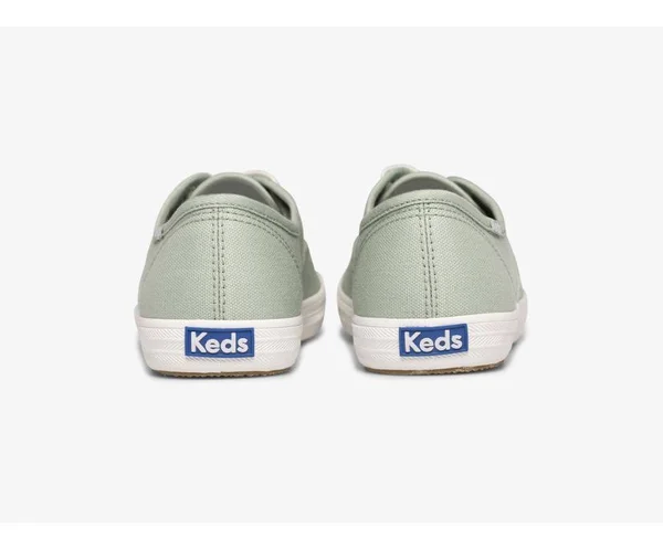 Keds Champion Feat. Organic Canvas Jade - Size 6.5W Women's Shoes