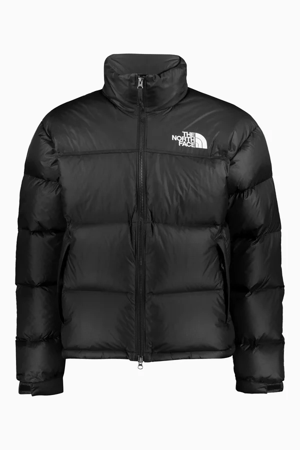 The North Face Solid Nuptse Puffer Down Jacket - Black, Large