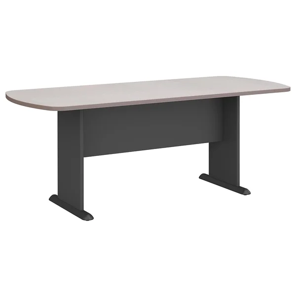 Bush Racetrack Conference Table - Pewter