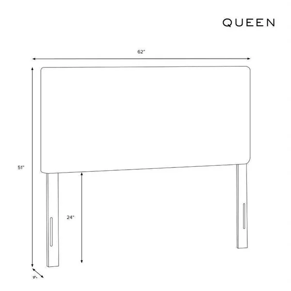 Queen Harper Box Seam Headboard Navy/Pink Ikat Design - Skyline Furniture