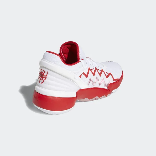 Adidas D.O.N Issue 2 Basketball Shoes Custom Colors - 13.5, White/Scarlet/White