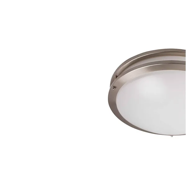 LED Flush Mount Ceiling Light in Brushed Nickel