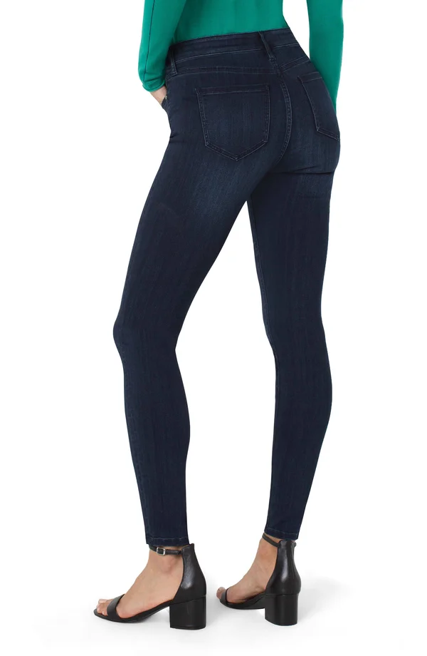 Liverpool Women's Abby Skinny Silky Soft Jeans in Freeman, Cotton/Polyester/Rayon, Size 8