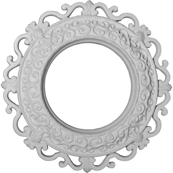 13 1/4x22OD x 6 5/8x22ID x 1 1/8x22P Orrington Ceiling Medallion (Fits Canopies Up to 6 5/8x22) - Hand-Painted Americana Crackle
