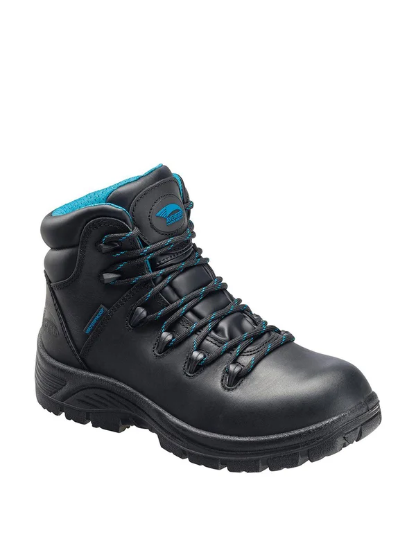 Avenger Women's EH Leather Work Boots - Black