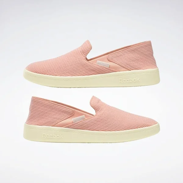 Reebok Cotton & Corn Slip-On Shoes, Women's, Size: 8, Pink