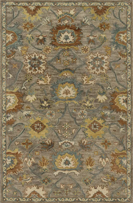 Loloi Underwood Un-01 2&3x22 x 3&9x22 Taupe - Blue Rug