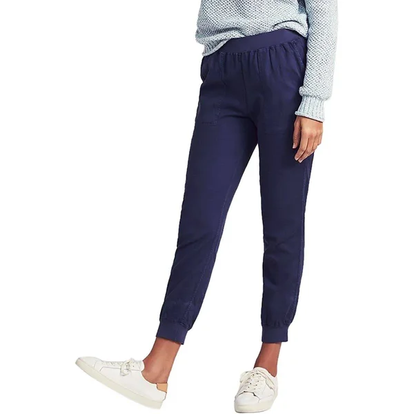 Faherty Women's Arlie Day Pants - Navy, Size 2XL, Cotton/Fabric/Linen